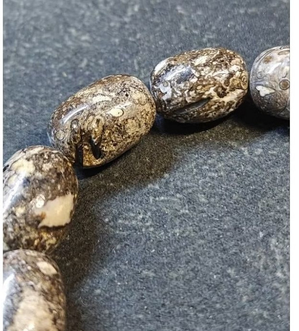 龍燄藏石堂 泰國龍宮舍利 禁區碳化黑靈骨桶珠手串