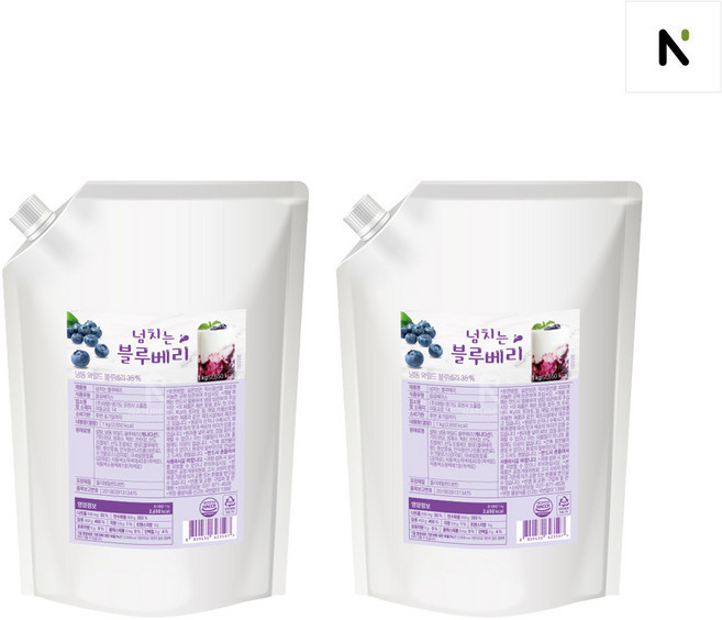 네이쳐티 넘치는블루베리, 2개, 1kg