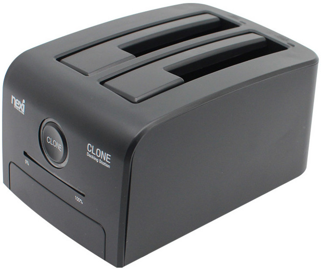 넥시 USB3.0 도킹스테이션 2베이 블랙 NX775, 선택없음, 1개