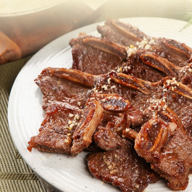 저온숙성프리미엄 초이스 등급 양념 LA갈비(1kgx4팩), 4개, 1kg