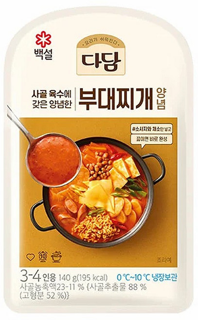 다담 부대찌개 양념, 1개, 140g
