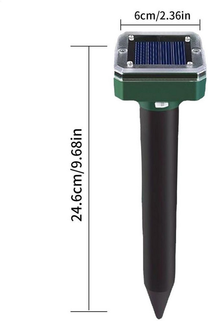 초음파 고양이 구동 외부 여행 캠핑을위한 골목 스테이크 태양열 장치 제어 방지
