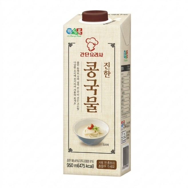new 베지밀 정식품 진한 콩국물, 950ml, 4개