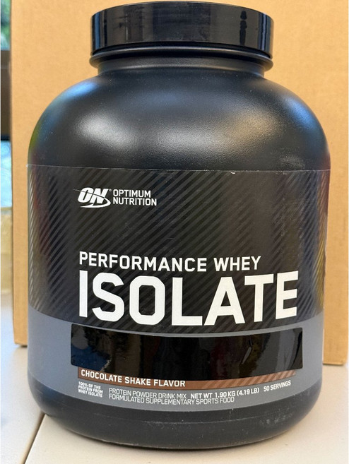 Optimum Nutrition Performance Whey Isolate 巧克力奶昔口味, 1個, 超商取貨