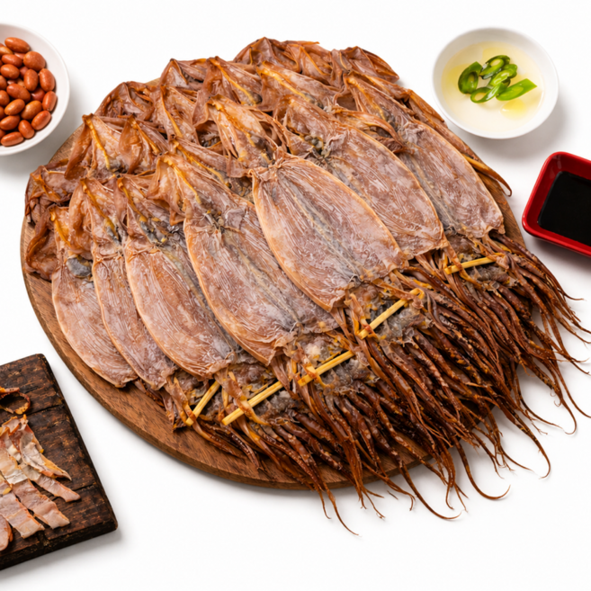 동해안 해풍 건조 마른 오징어 마른오징어 건오징어, 1박스, 330g (5미)