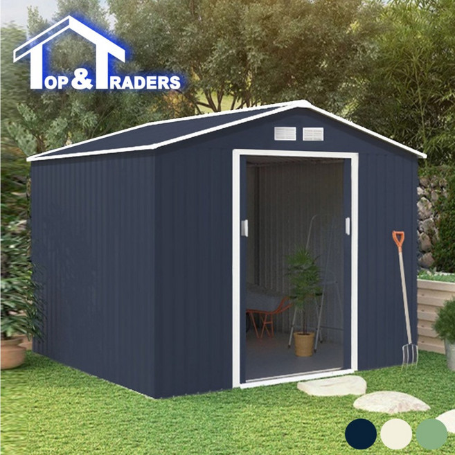 탑앤라이프 뉴그랜드 콜드그레이 컬러 조립식창고 농막 전원주택 이동식 야외 소형 간이, (고강도플라스틱데크) 제외, (솔리드방수코팅보드) 제외, (LED동작감지센서등) 제외