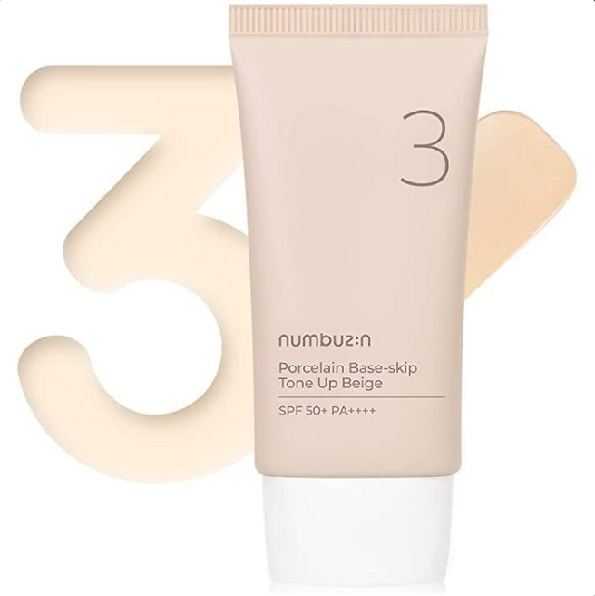 넘버즈인 3번 도자기결 파데스킵 톤업베이지 50ml 5개, 베이지