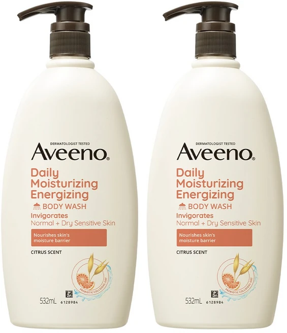 NEW 아비노 데일리 모이스춰라이징 에너자이징 바디 워시, 532ml, 2개 - 쿠팡
