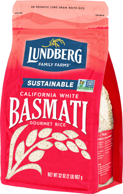 Lundberg 캘리포니아 화이트 바스마티 라이스, 1개, 907g
