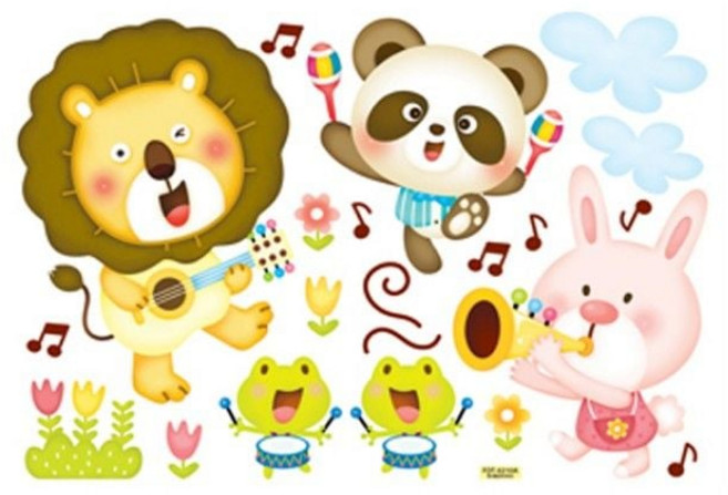 조인컴퍼니 시리즈1 요모조모 동물나라 스티커 96782pc 1개, 담장 FDT-4211