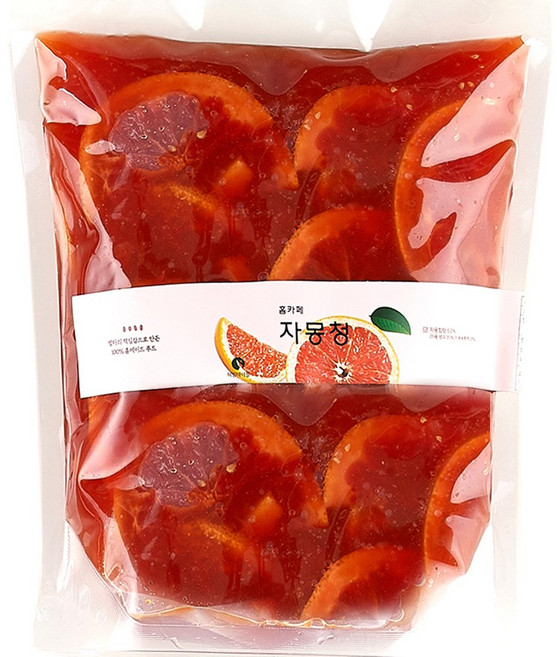 리뉴얼 자몽함유 63% 수제 자몽청 카페납품 허밍테이블, 2kg, 1개입, 1개