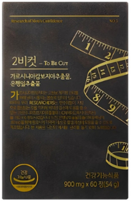 리서쳐스 2비컷 가르시니아 투비컷 2BCUT 1박스, 60정, 1