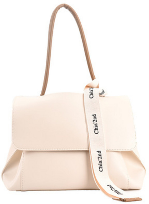 언에스온 대용량 가죽 숄더백