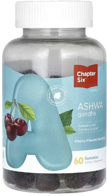 Chapter Six 아슈와간다 구미 젤리 60개, 1개, 60정 - 쿠팡