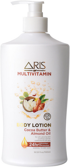 아리스 아트박스 바디로션 코코아버터 & 아몬드오일, 550ml, 1개