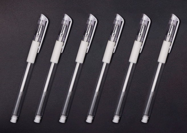 SMP 디자인펜 화이트 0.7mm 반영구 디자인펜슬 마커펜 화이트 눈썹 두피, 2개