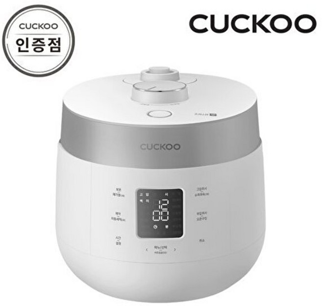 쿠쿠 10인용 트윈프레셔 전기압력밥솥 CRP-ST1015FWSM 공식판매점, 화이트+실버