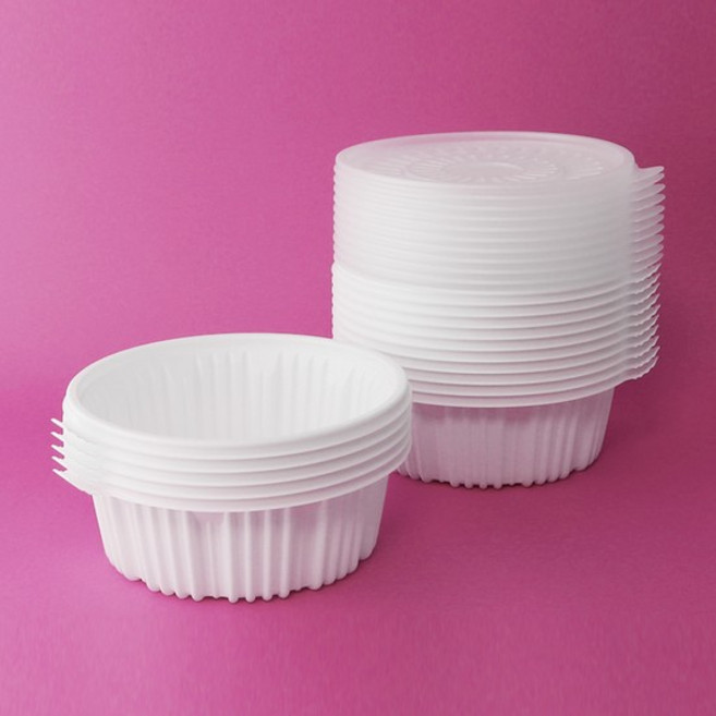 블룸엣홈 에프피 220파이 탕용기 소 화이트 약 1900ml, 25개, 1개입