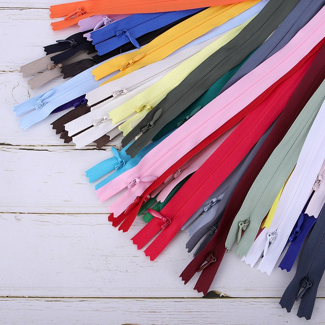 짱패브릭 국산 1개) 60cm 컬러 콘솔지퍼 -38color, 아이보리, 1개