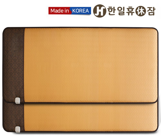 한일전자 도톰한 방수 황토 전기매트, 싱글 (100 x 200cm)