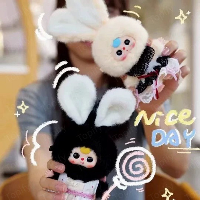 베이비쓰리 미니 마카롱토끼 단품1개 [시크릿 인형 뽑기 랜덤박스 키덜트 굿즈 어덜트 Baby3], 1개, 랜덤, 15cm