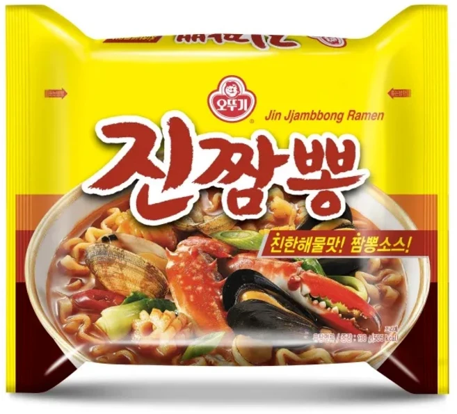 오뚜기 진짬뽕 봉지라면, 8개