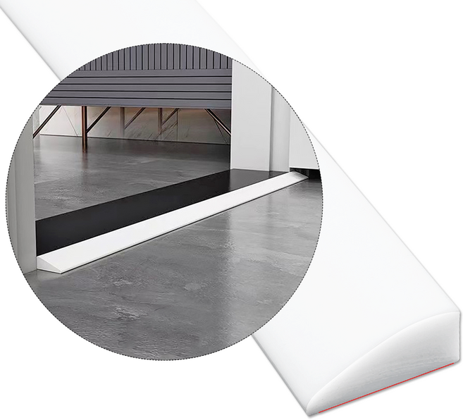 리빙로드 문턱 경사대 도어턱 받침대 (높이 1.8cm), 화이트, 1개