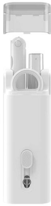7-in-1 키보드 청소 키트 에어팟 헤드셋 클리너 펜 노트북 화면 블루투스 이어폰, White, 04 White