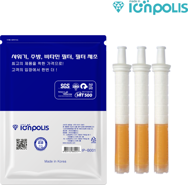 아토젯 샤워기 멀티비타민 바디필터 3개 [이온폴리스], 봄날의 부캐향, 1세트