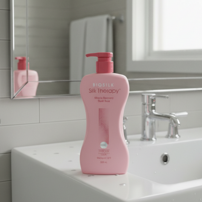 바이오실크 실크테라피 미라클 리커버리 샴푸 블러시로즈, 1개