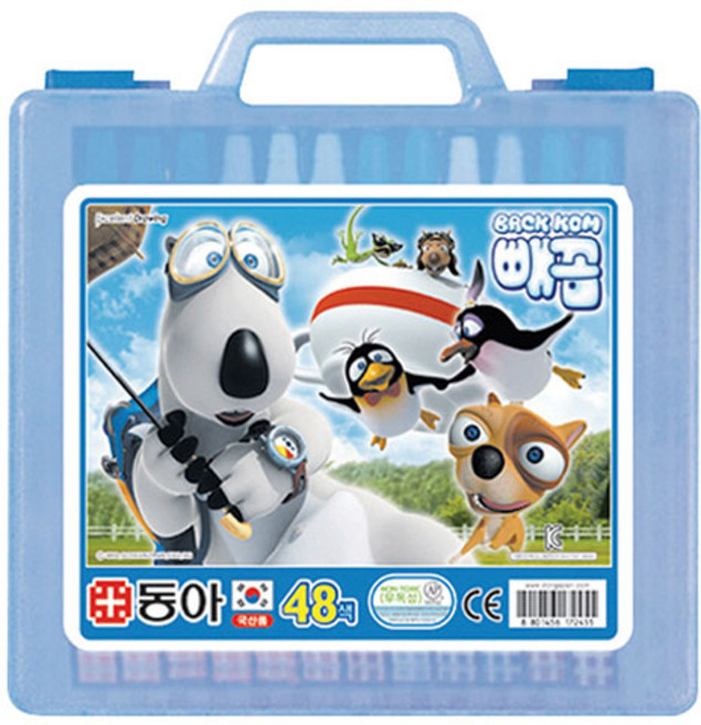 동아)크레파스(48색/블루) 1개입