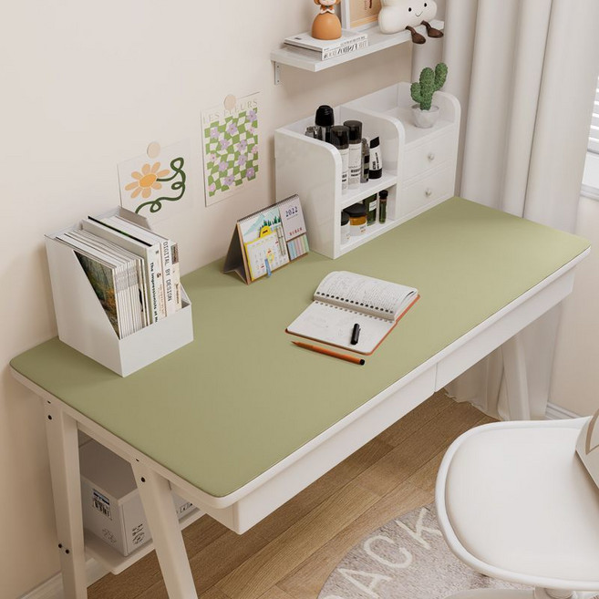 오염 방지 테이블 매트 패드 장패드 데스크매트 책상매트 깔개 덮개 가죽장패드, 녹색, 70*160, 1개