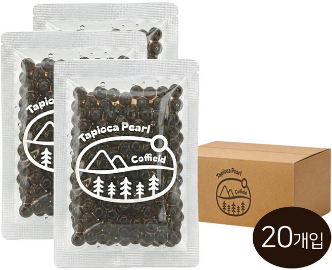 커필드 냉동 블랙 타피오카펄 60g X 20개, 1개, 20개입