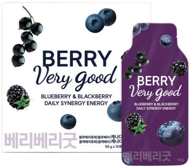 베리베리굿 켈리베리 블랙베리+블루베리 더블구성(6박스), 6박스, 500g
