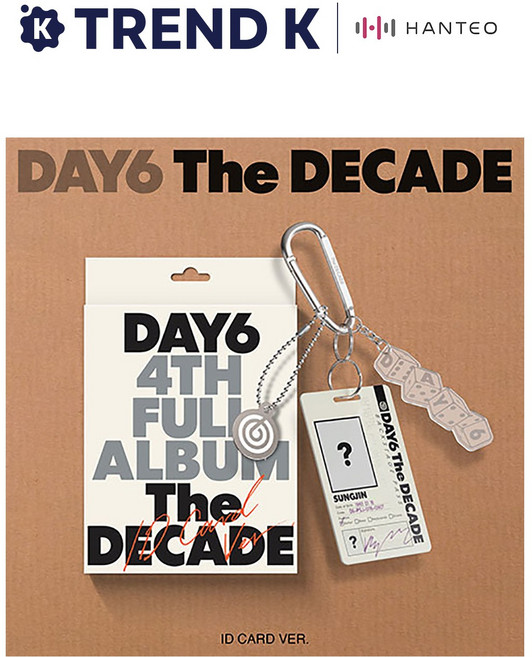 [Trend K 탑로더 증정] 데이식스 (DAY6) 정규 4집 앨범 [The DECADE] MD ID Card Ver