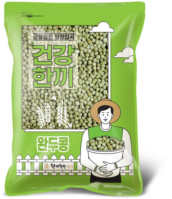 한끼농산 수입 완두콩, 1개, 5kg
