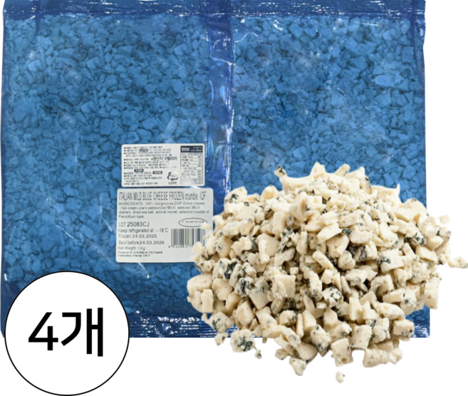 이고르 고르곤졸라 돌체 크럼블, 4개, 1kg