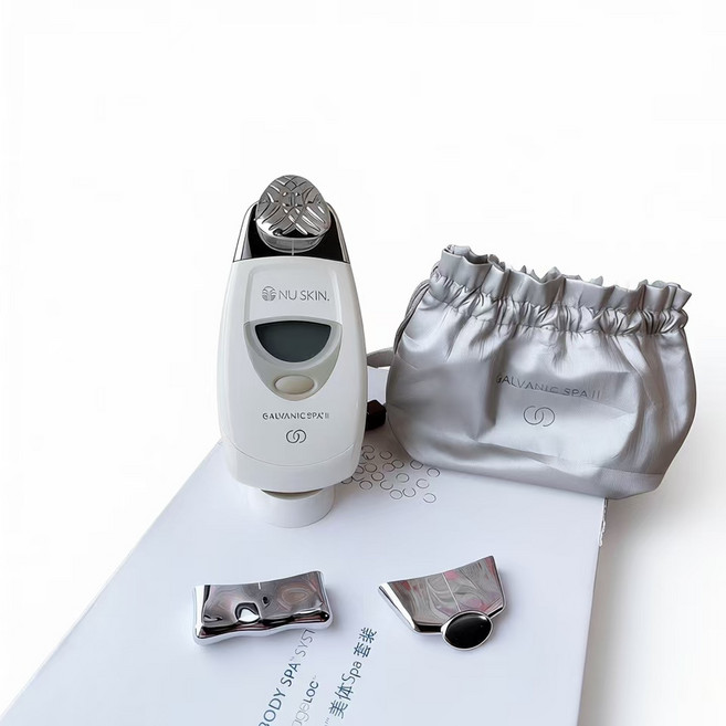 뉴스킨 갈바닉 에이지락 페이스 마사지기 3세대, 화이트(4개헤드포함)