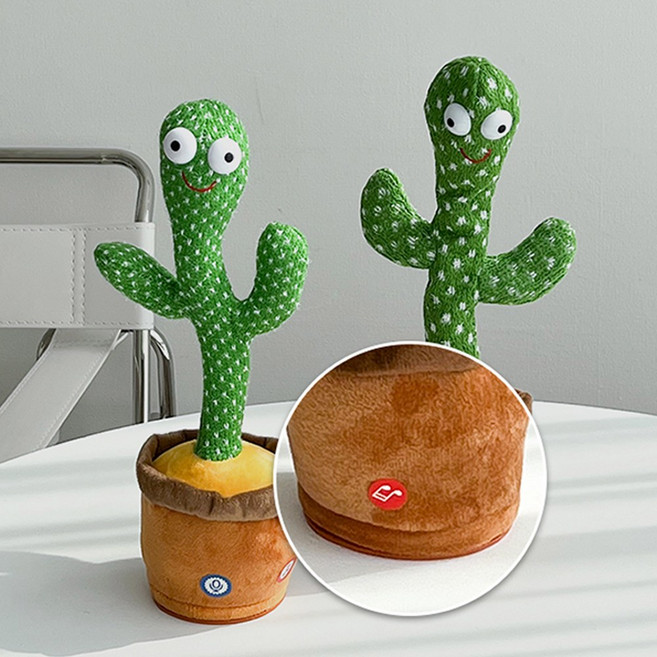 UB toy 말따라하는 선인장 인형 춤추고 노래하는, 1개, 기본선인장, 33cm