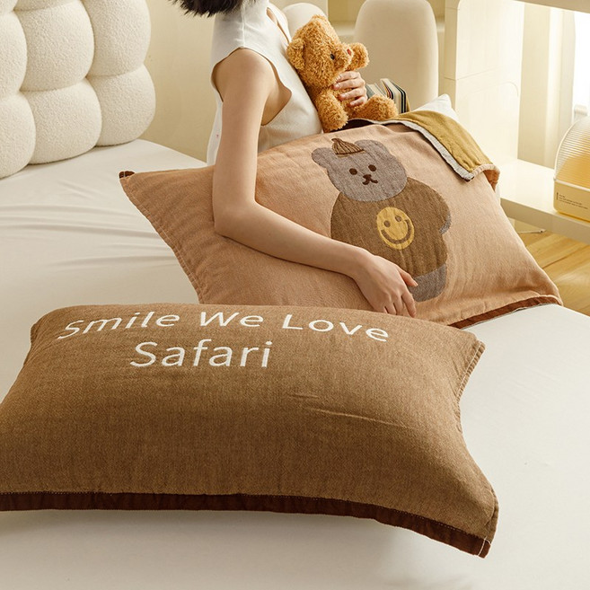 면 100% 베개 타월52cm*78cm 2p