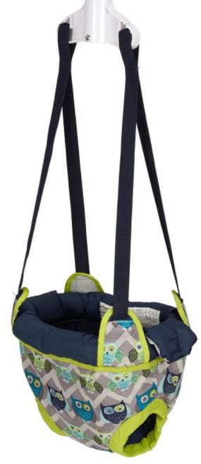 사용하기 쉬운 클램프 부착이 특징인 이븐플로 엑서서서셔 조니 점퍼는 도구 없이 빠르고 쉽게 설정할 수 있으며 자녀 올빼미의 키를 맞춤 설정할 수 있는 스트랩을 조절할 수 있습니, Owl