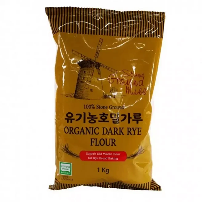 SIB 가루 미국산 호밀가루 1kg 호밀 분말, 1개