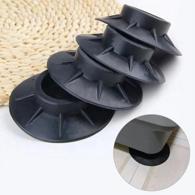 SECRETMALL 세탁기받침대 세탁기 발판 소음 고정 받침 패드, 4개