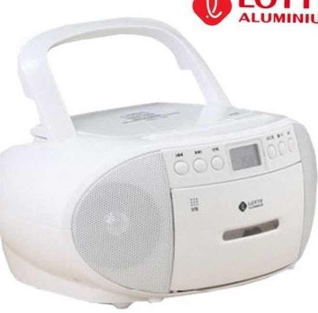 롯데핑키880화이트 MP3 카셋트플레이어 CD 라디오_WE3CE67, 본상품