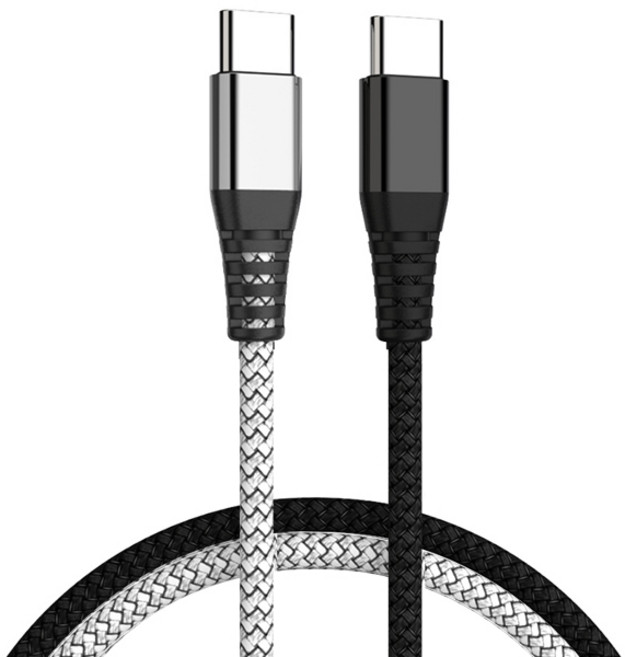 고부기 100W PD LED C to C타입 고속충전 케이블, 블랙, c to c 1.2m, 1개
