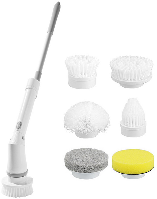 88그로스 화장실 무선 전동 욕실 청소기, BPLD01, 혼합색상