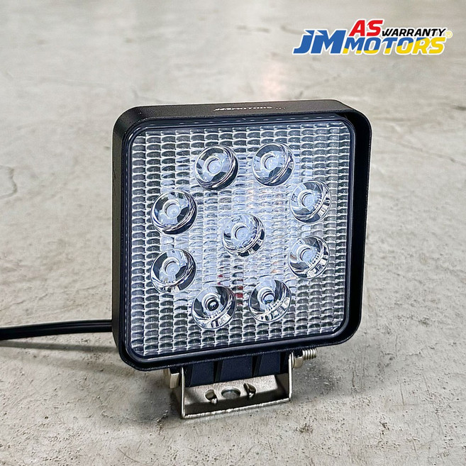 제이스 IP68방수 오늘출발 제이엠모터스 LED 써치라이트 27W, LED써치라이트_9구 사각 확산형( S27F ), 1개