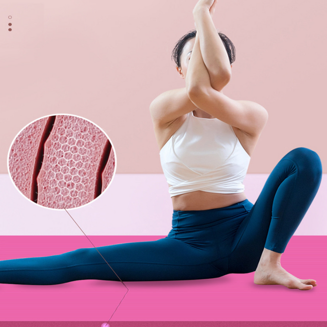 MAME NBR 요가매트 밴드형, 핑크, 1개