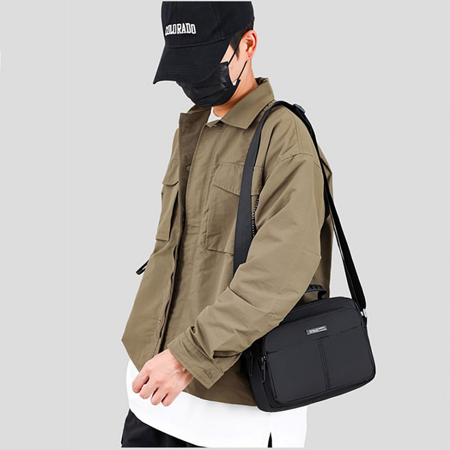 래딧 남성 옥스포드 미니 방수 크로스백