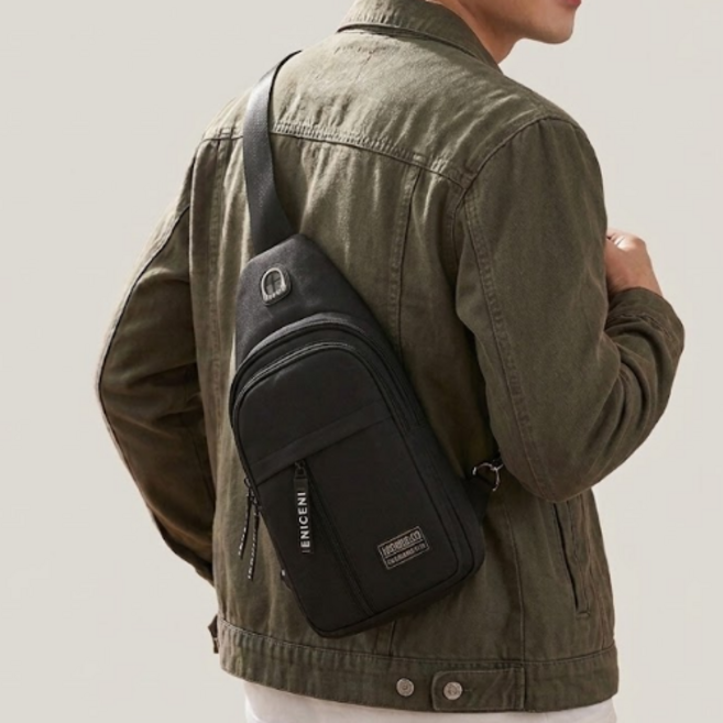 모닉 넓은수납 생활방수 슬링백